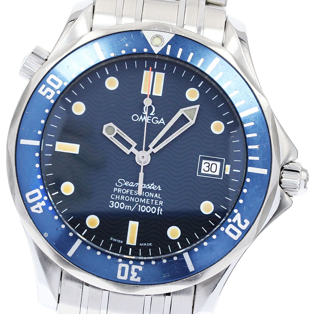 OMEGA Seamaster300 2531.80 Date Navy Dial Automatic Men's Watch_827106
