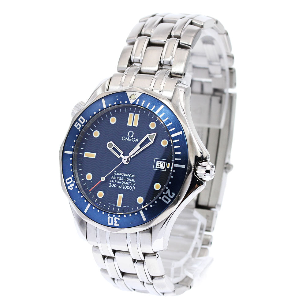 OMEGA Seamaster300 2531.80 Date Navy Dial Automatic Men's Watch_827106