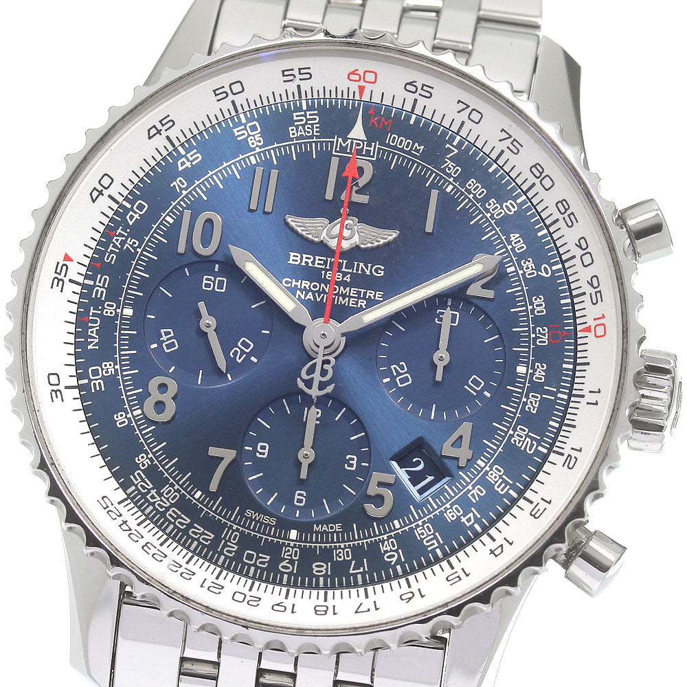 BREITLING Navitimer01 AB0121 1000 world limited blue Dial Automatic Men's_827199