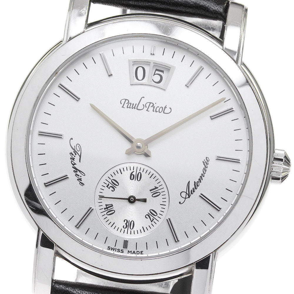PaulPicot Farshire 4091 Big date Silver Dial Automatic Men's Watch_827272