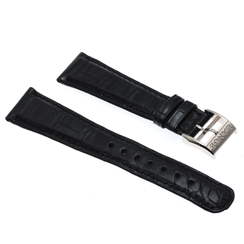 A.LANGE＆SOHNE Leather belt Lug width 0.8" Buckle K18WG Dial Men's Watch_827286