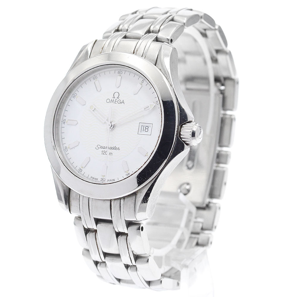 OMEGA Seamaster120 2511.21 Date white Dial Quartz Men's Watch_827292