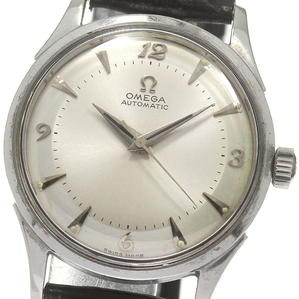 OMEGA 2635-3 Harfloater cal.351 Silver Dial Automatic Men's Watch_827326