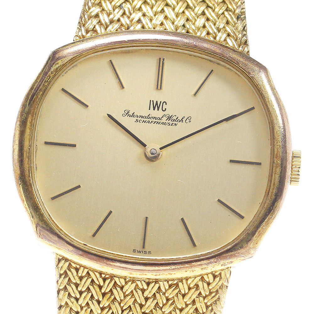 IWC SCHAFFHAUSEN Cal.423 gold Dial Hand Winding Men's Watch_827365