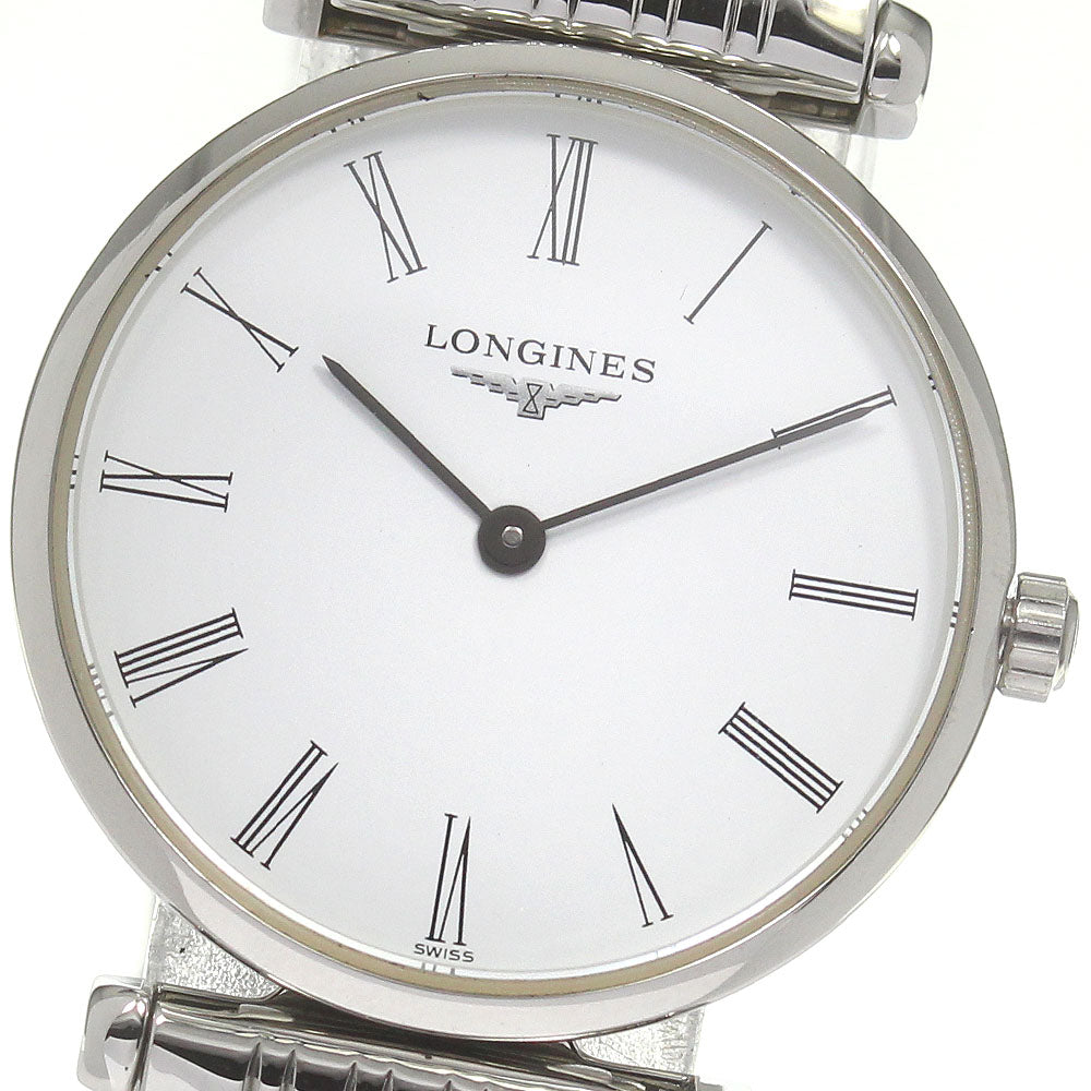 LONGINES Grand classic L4.209.4 white Dial Quartz Ladies Watch_827404