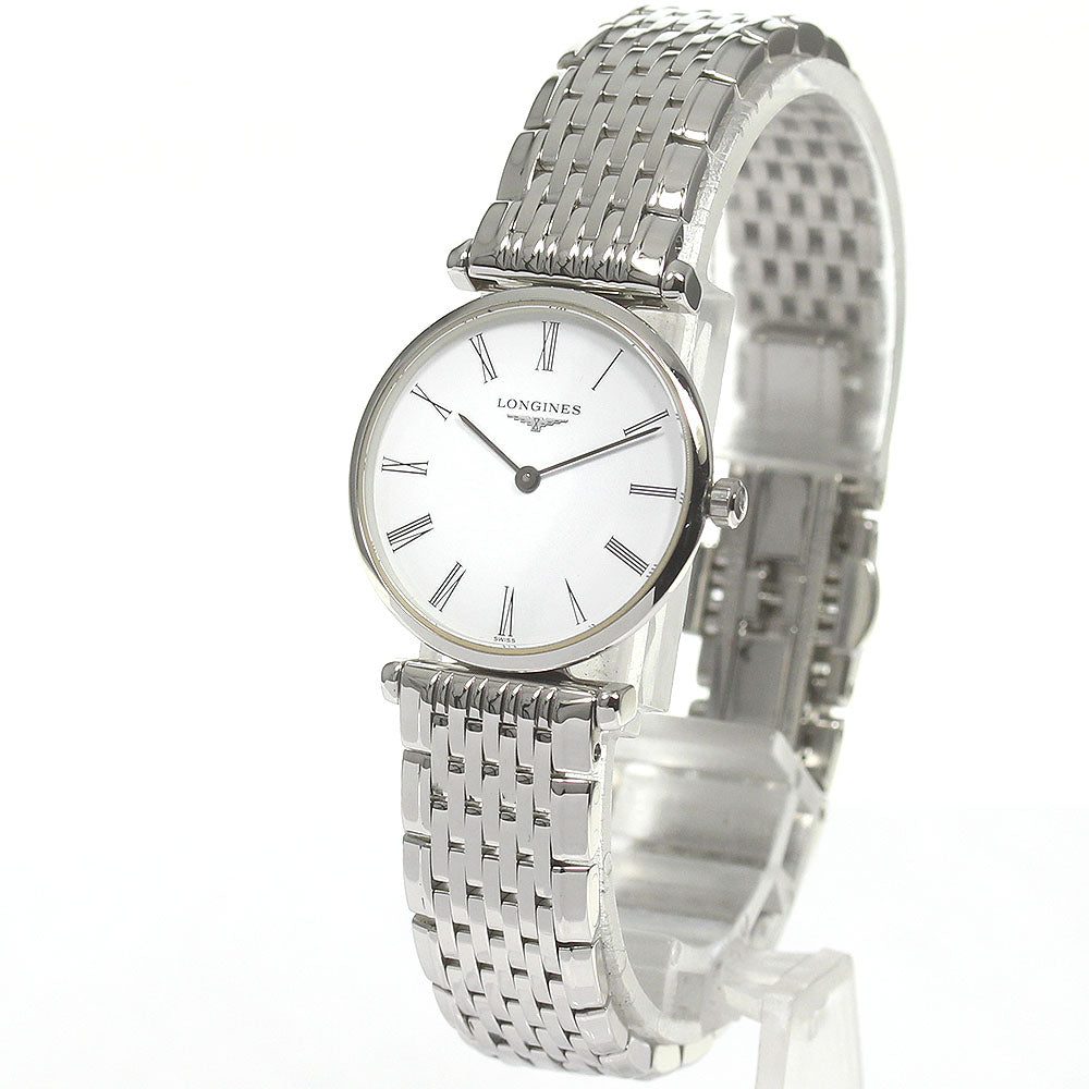 LONGINES Grand classic L4.209.4 white Dial Quartz Ladies Watch_827404