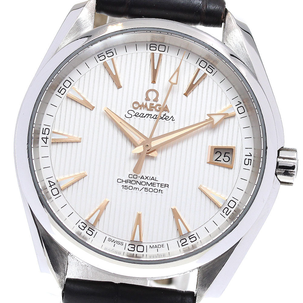 OMEGA Seamaster Aqua Terra 231.13.42.21.02.002 Master Coaxial Silver Dial Automatic Men's Watch_827613