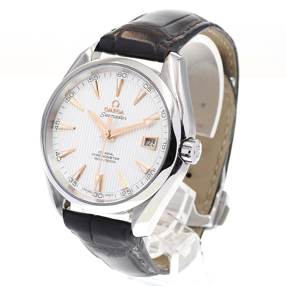 OMEGA Seamaster Aqua Terra 231.13.42.21.02.002 Master Coaxial Silver Dial Automatic Men's Watch_827613