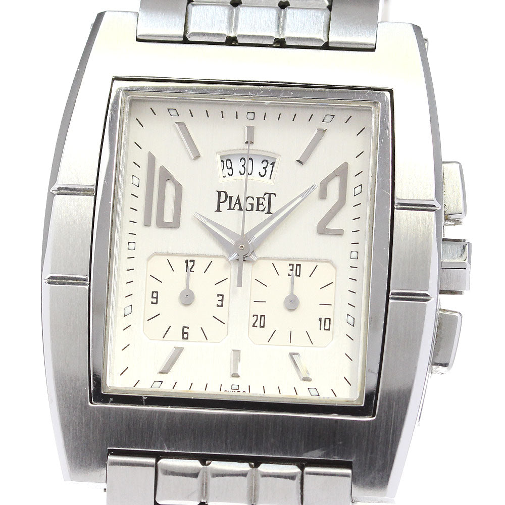 PIAGET Upstream 27150 Chronograph Silver Dial Quartz Men's Watch_827648