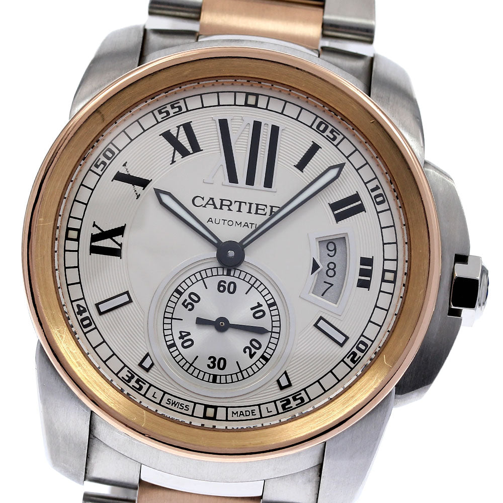 CARTIER Calibre de Cartier W7100036 PG 2 tone Automatic Men's Watch_827745