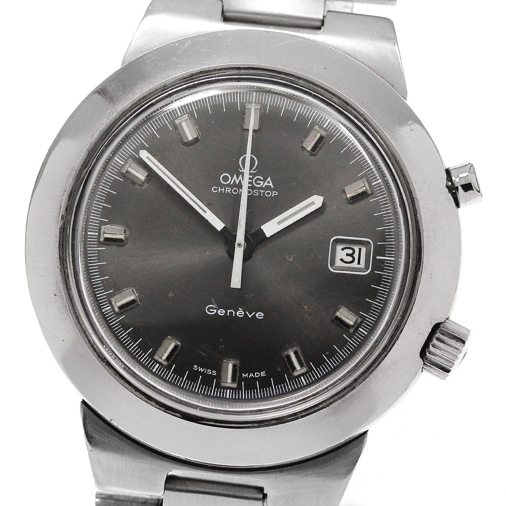 OMEGA Geneve Chronostop gray Dial Hand Winding Men's Watch_827754