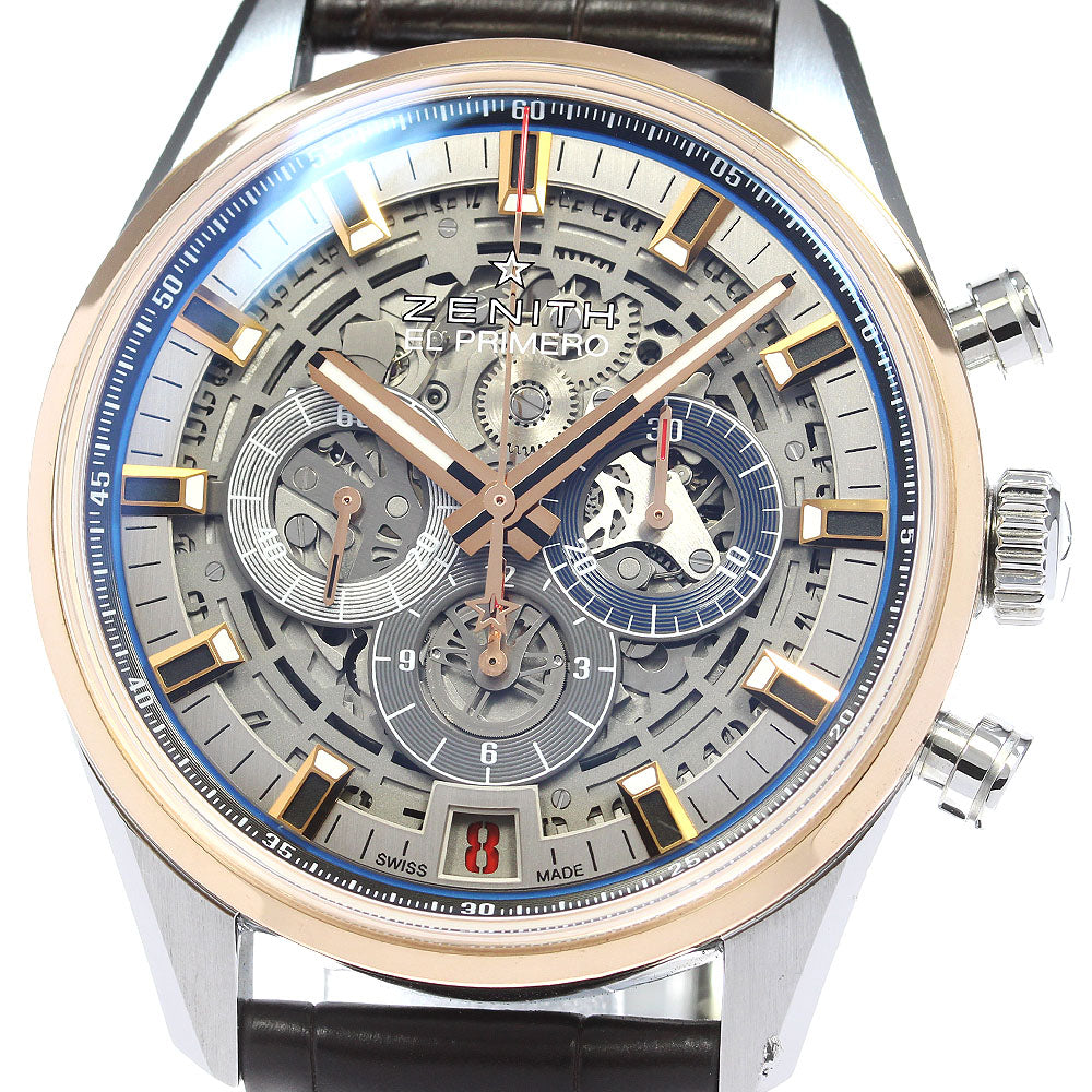 ZENITH El Primero 51.2081.400/78.C810 Chronomaster Full Open skeleton Dial Automatic Men's Watch_827765