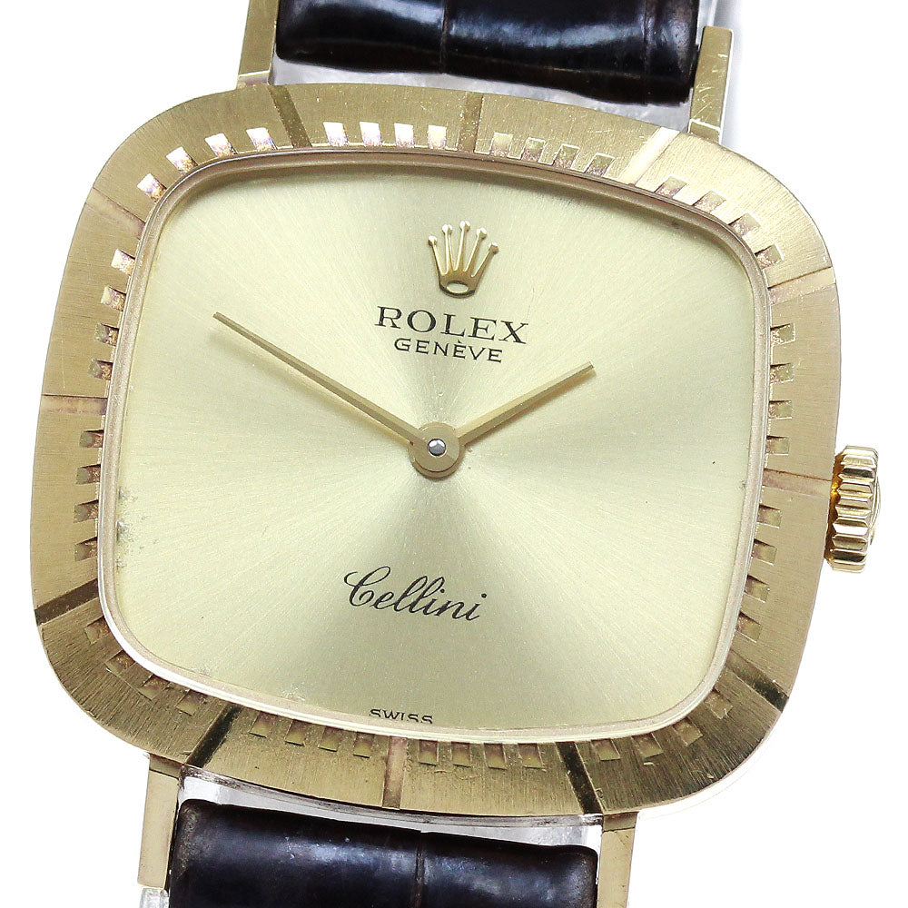 ROLEX Cellini 4082 K18YG cal.1601 gold Dial Hand Winding Ladies Watch_827795