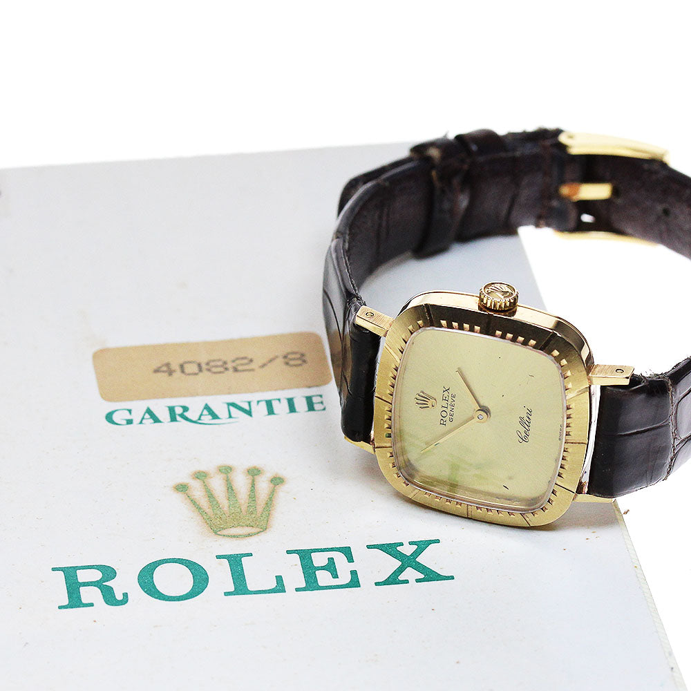 ROLEX Cellini 4082 K18YG cal.1601 gold Dial Hand Winding Ladies Watch_827795