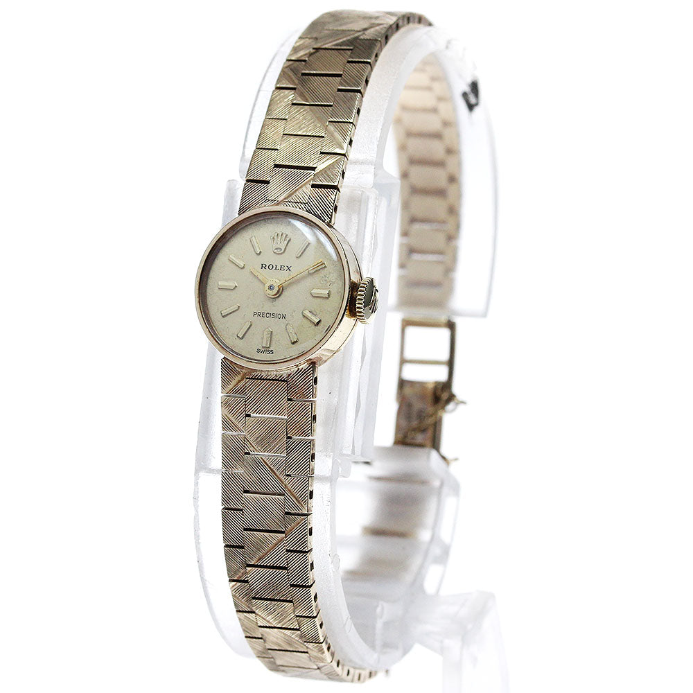 ROLEX Precision K9YG Cal.1401 Vintage gold Dial Hand Winding Ladies Watch_827810