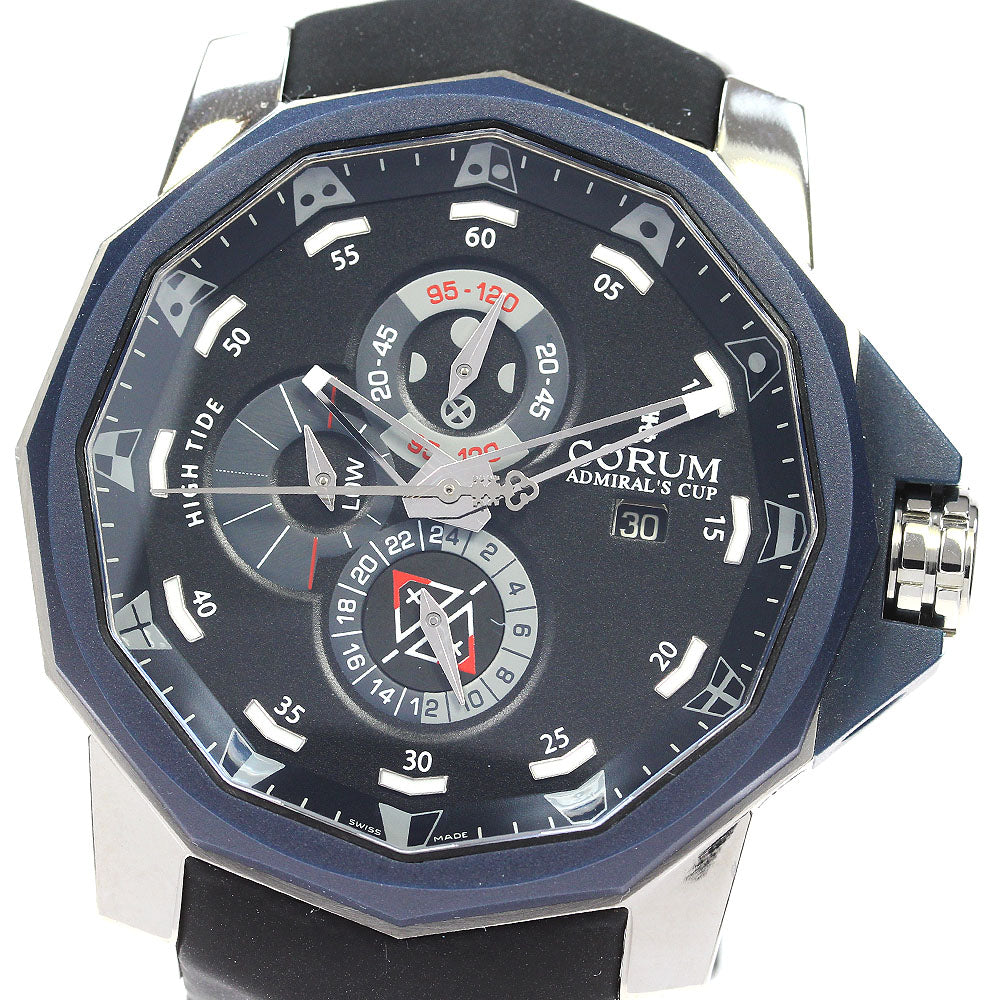 CORUM Admiral Cup Male 48 01.0005 black Dial Automatic Men's Watch_827823
