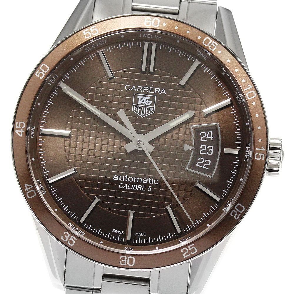 TAG HEUER Carrera WV211N-0 Caliber 5 Brown Dial Automatic Men's Watch_827895