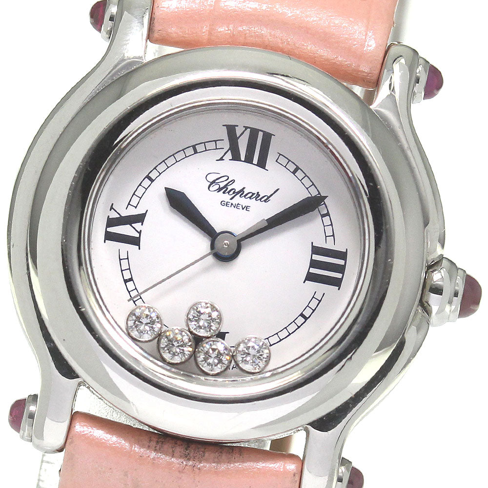 Chopard Happy sports 27/8245-21 5P diamond white Dial Quartz Ladies Watch_827896
