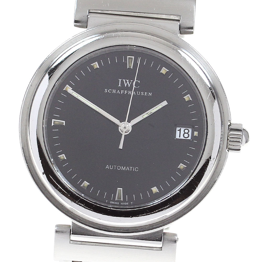 IWC SCHAFFHAUSEN Da Vinci SL IW352805 black Dial Automatic Men's Watch_827993