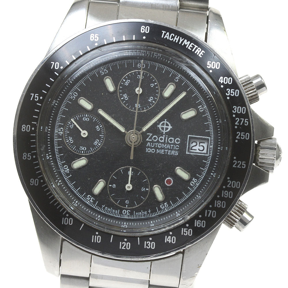 ZODIAC Redpoint 406.32.12 Chronograph Date black Dial Automatic Men's Watch_828087