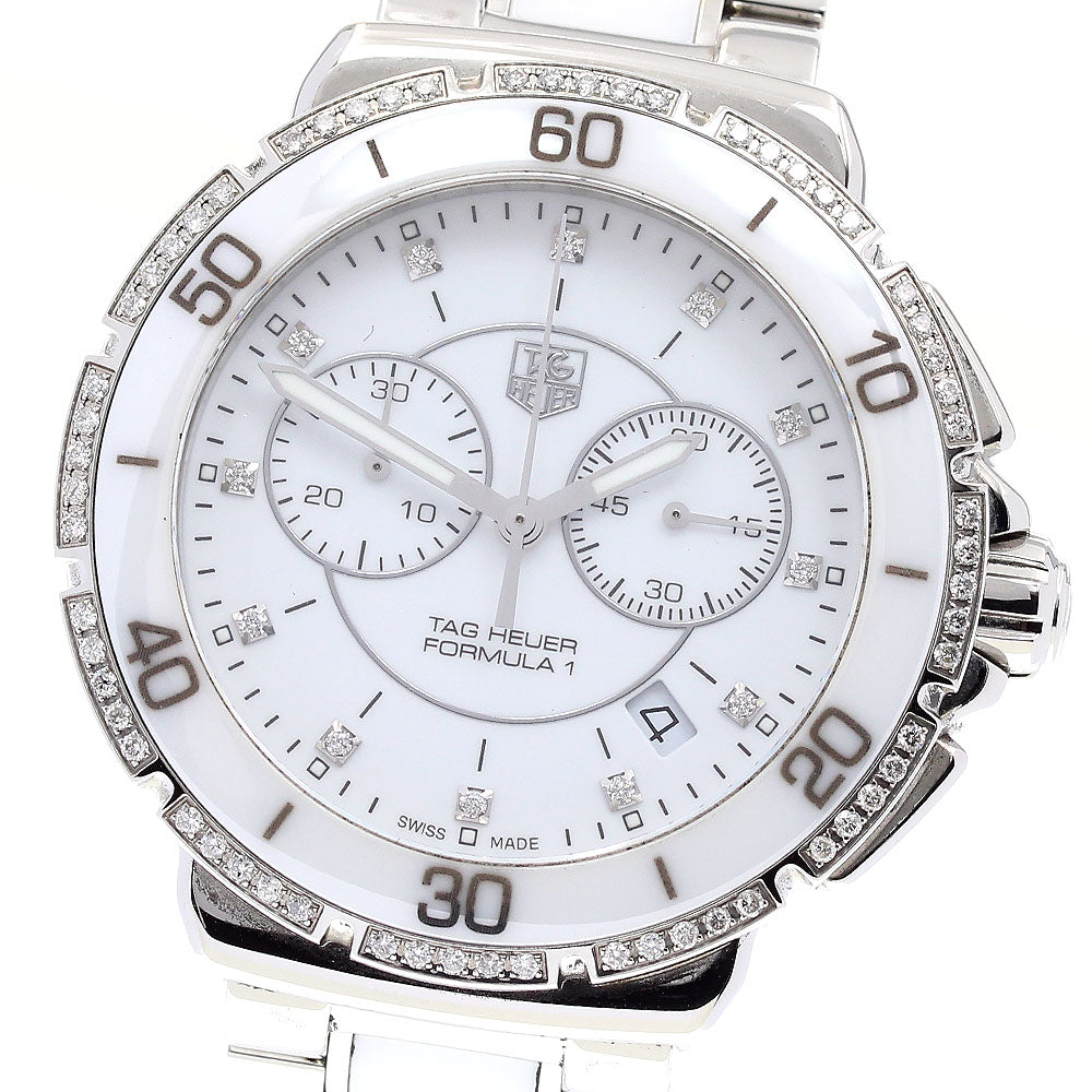 TAG HEUER Formula 1 CAH1213 chronograph white Dial Quartz Men's Watch_828091