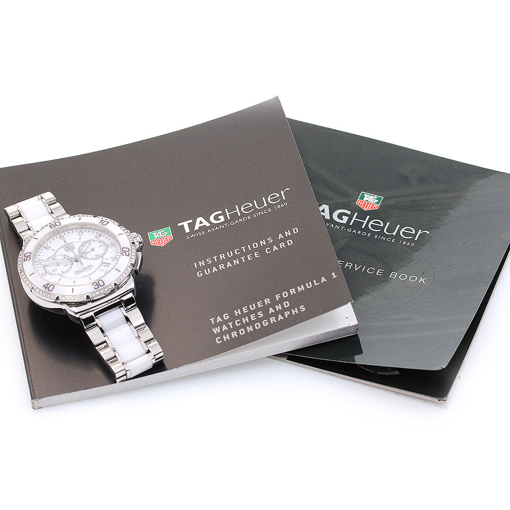 TAG HEUER Formula 1 CAH1213 chronograph white Dial Quartz Men's Watch_828091