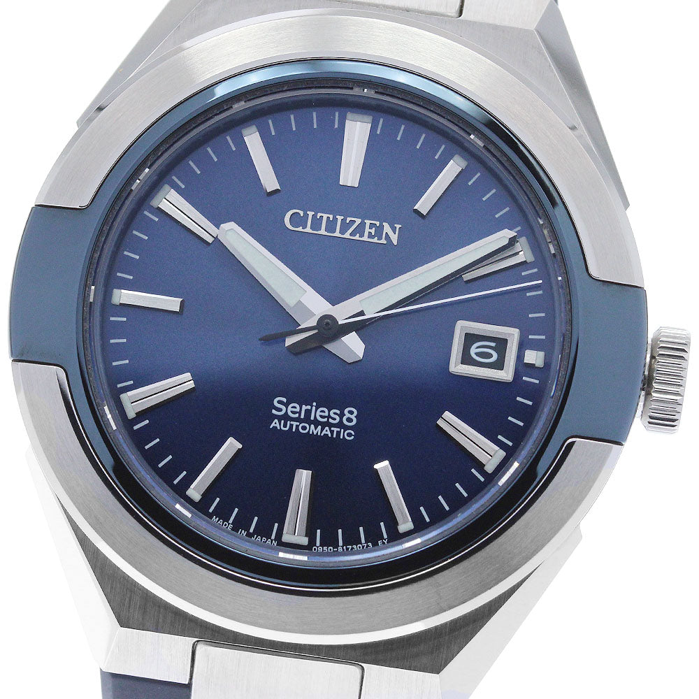 CITIZEN Series 8 NA1005-17L/0950-S125723 Date Navy Dial Automatic Men's_828191