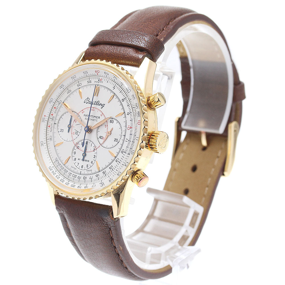 BREITLING Navitimer Montbrillant H30030.1 K18YG chronograph AT Men's_828229