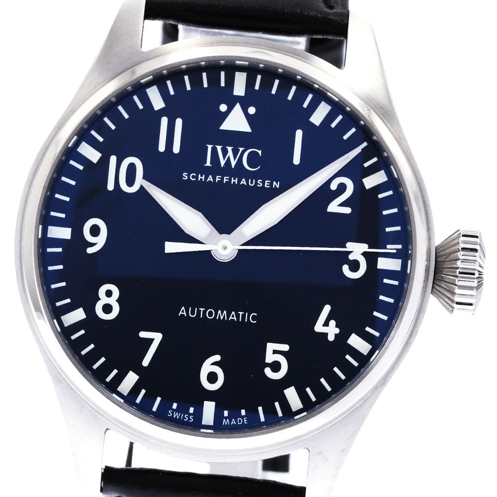 IWC SCHAFFHAUSEN Big pilot watch IW329303 Date Navy Dial Automatic Men's_828240