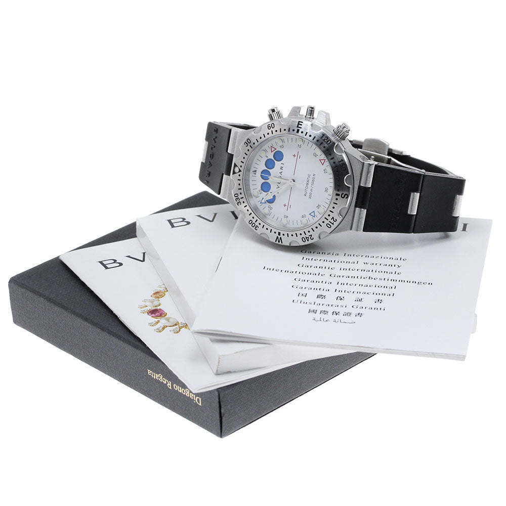 BVLGARI Diagono Scubapro Regatta SD40SRE Chronograph white Dial Automatic Men's Watch_828246