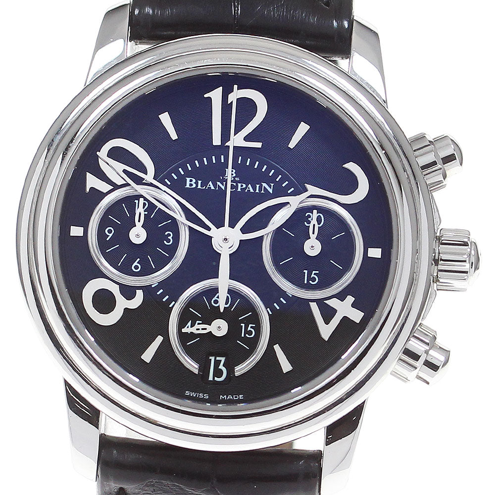 Blancpain Flyback 3485F-1130-97B Chronograph Camellia black Dial Automatic Ladies Watch_828280