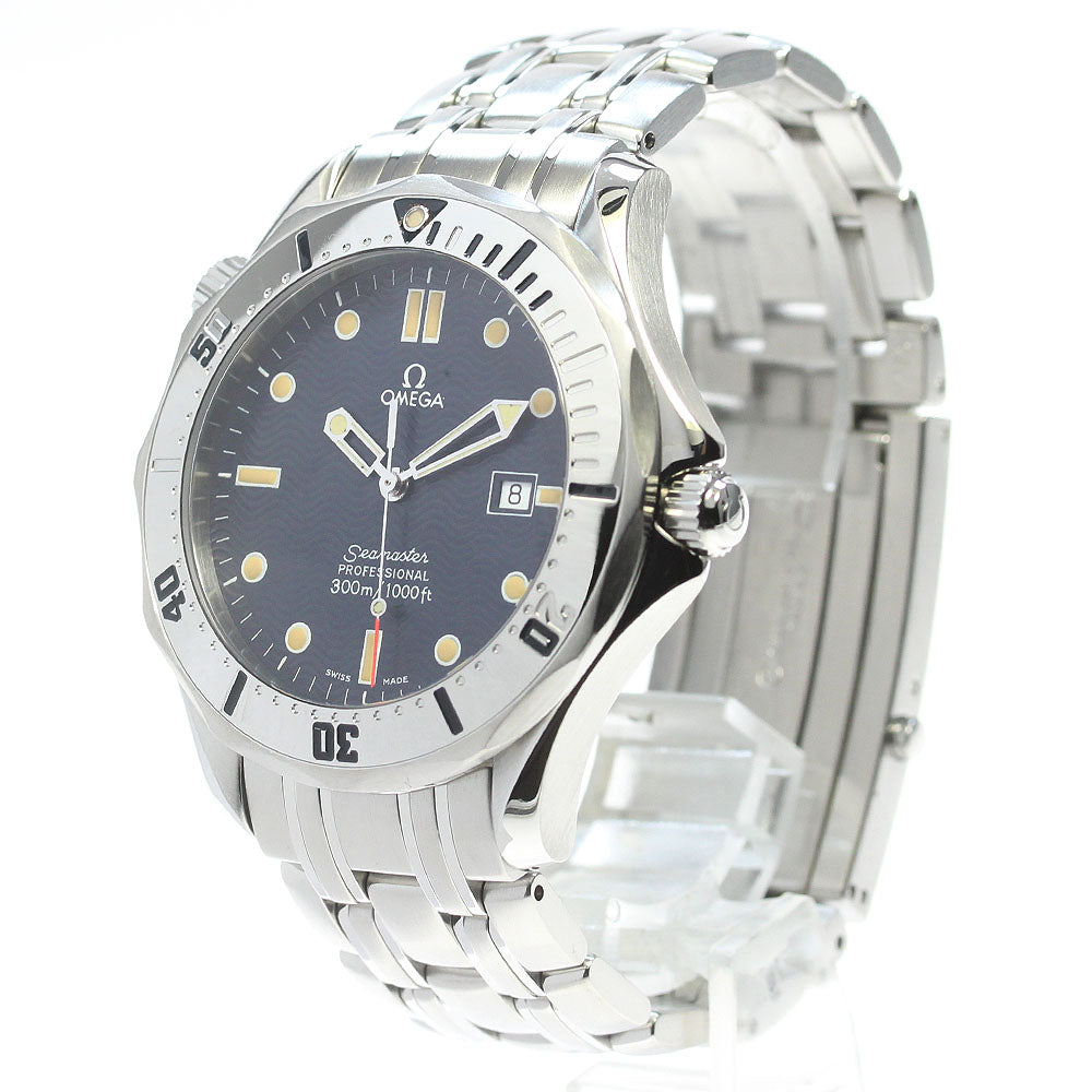 OMEGA Seamaster300 Professional 2542.80 Date Navy Dial Quartz Men's Watch_828358