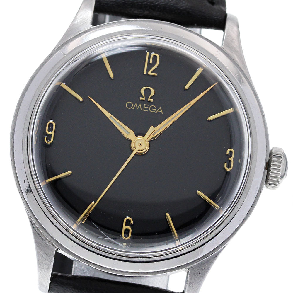 OMEGA 2179/4 Vintage cal.30T2SC Black Dial Hand Winding Men's Watch_828405