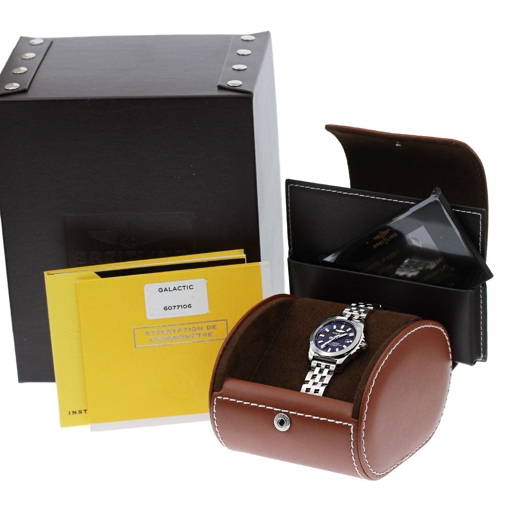 BREITLING Galactic 29 W72348 black Dial Quartz Ladies Watch_828416