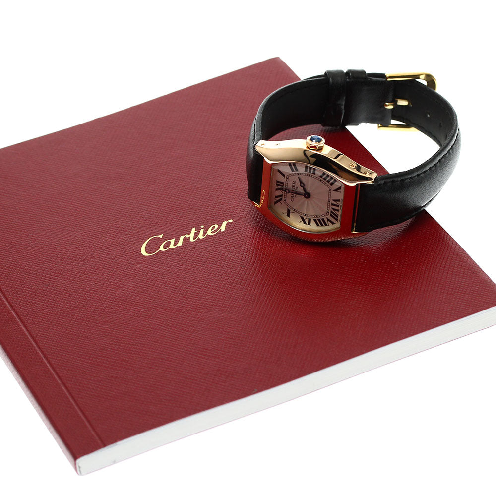 CARTIER Tochu SM W1540251 18K Pink Gold Silver Dial Hand Winding Ladies_820944