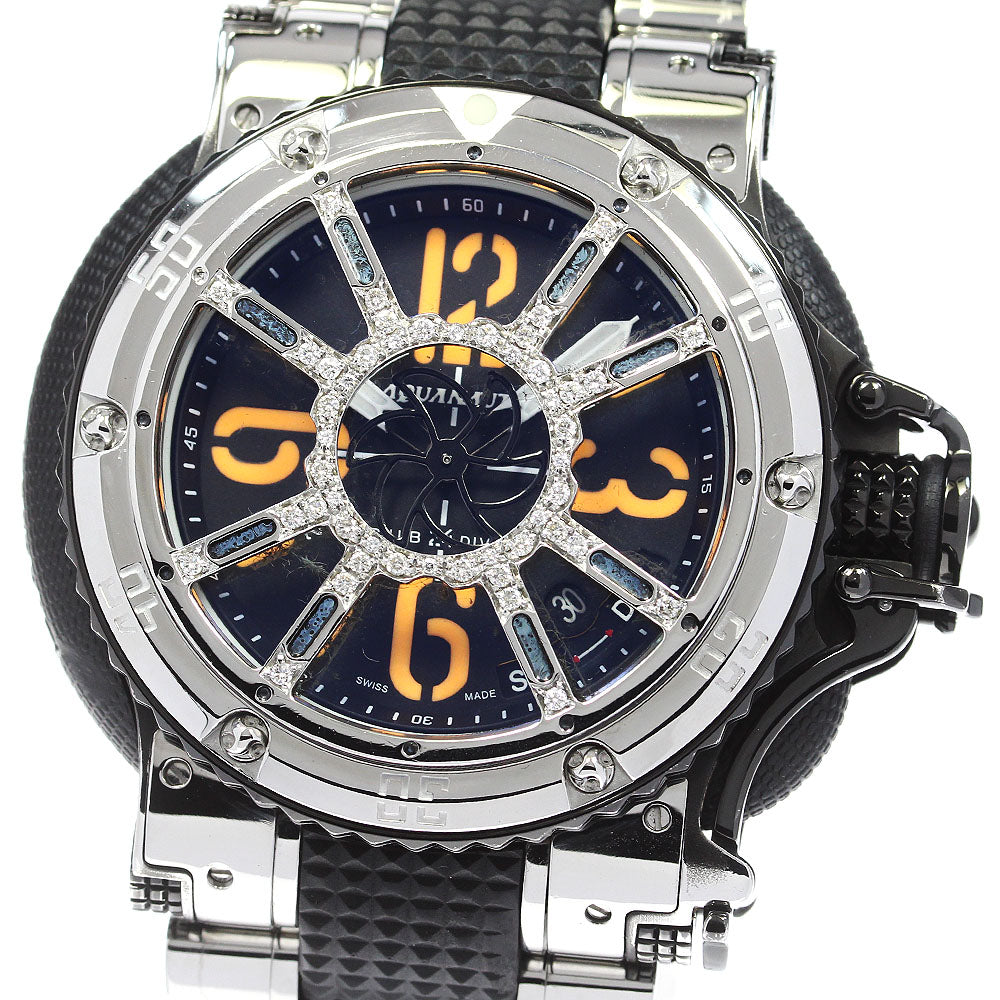 AQUANAUTIC Sub Commander Day date Black Dial Automatic Men's Watch_829072