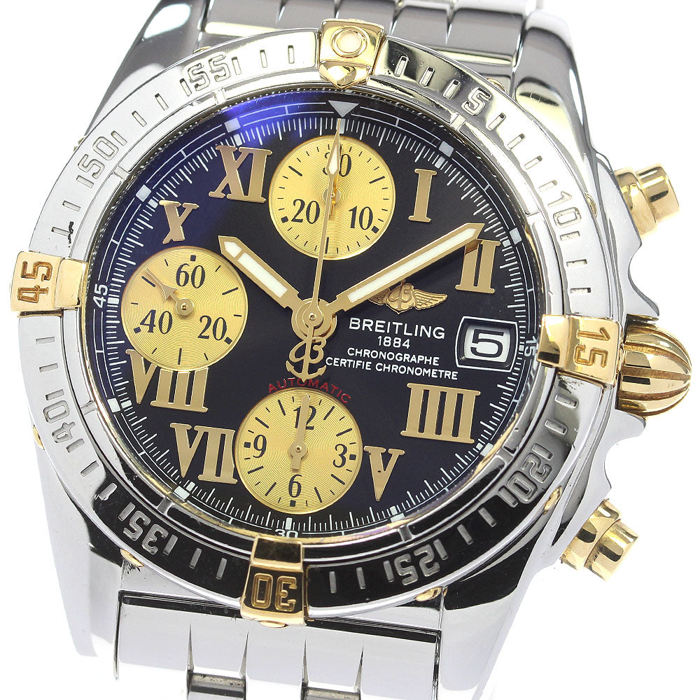 BREITLING Chrono cockpit B13358 Chronograph black Dial Automatic Men's_829123