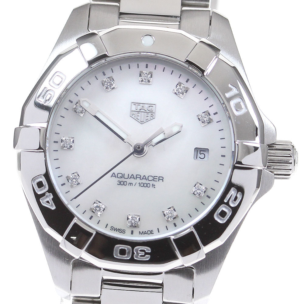 TAG HEUER Aqua racer WBD1414.BA0741 11P White shell Dial Quartz Ladies_829161