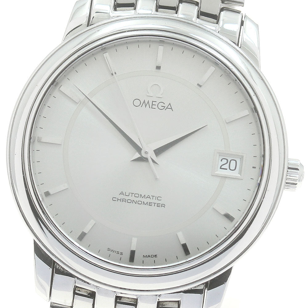 OMEGA De Ville Prestige 4500.31 Date Silver Dial Automatic Men's Watch_829199
