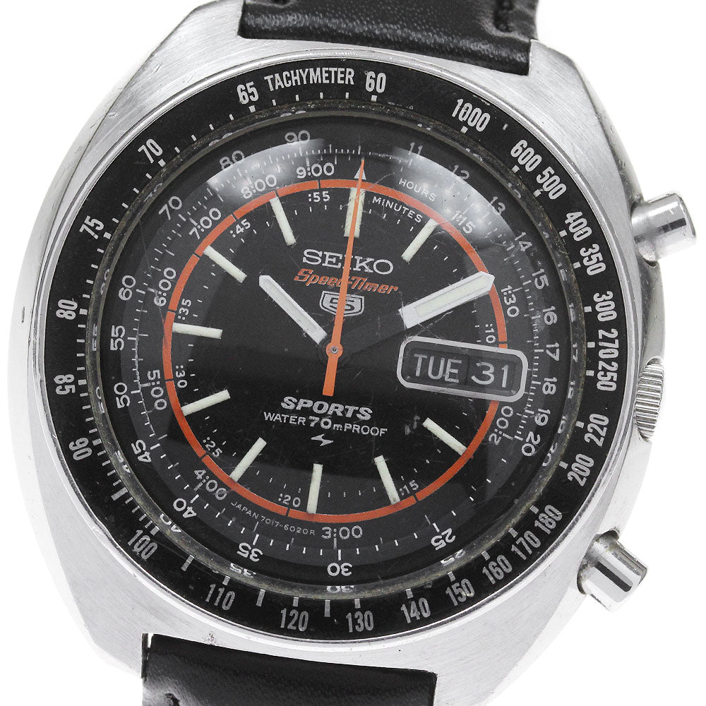 SEIKO Seiko 5 Speed Timer 7017-6020 Rally Meter Automatic Men's Watch_829298
