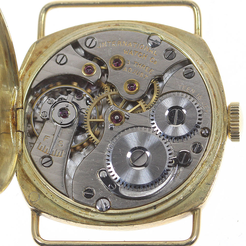 IWC SCHAFFHAUSEN K18YG Small Second Vintage Hand Winding Ladies_829411