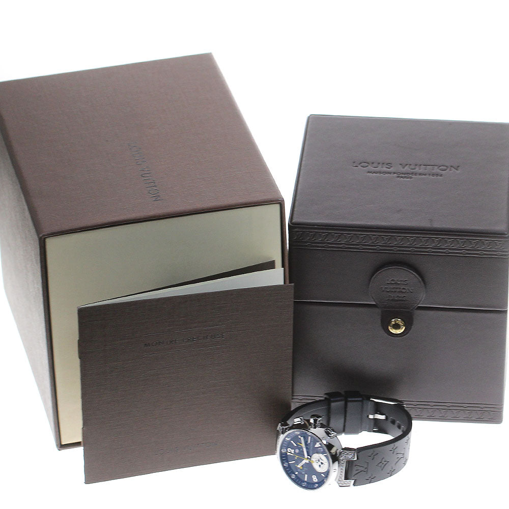 LOUIS VUITTON Tambour Lovely Cup Q132K Black Dial Quartz Ladies Watch_829420