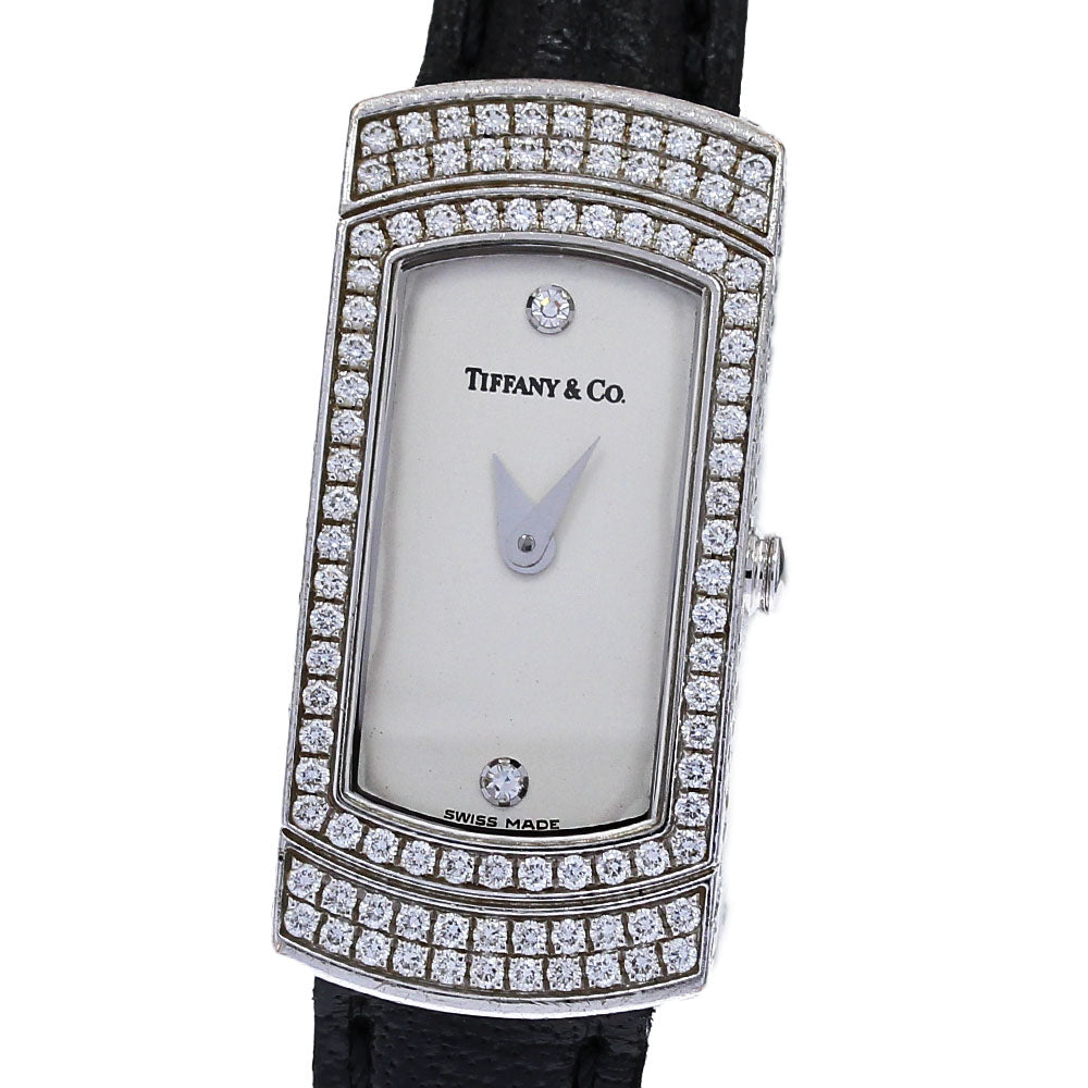 TIFFANY&Co. Cocktail watch K18WG Diamond Silver Dial Quartz Ladies Watch_829483