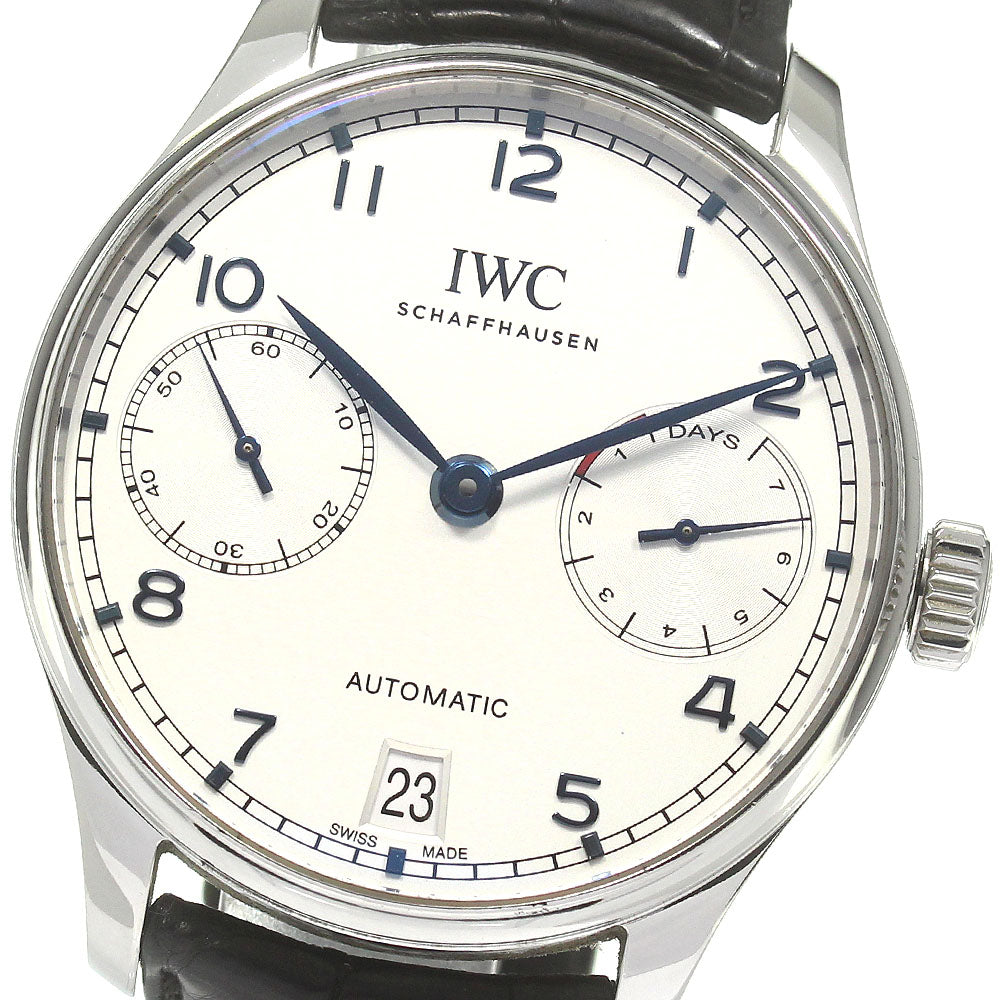 IWC SCHAFFHAUSEN Portugieser 7 Days Automatic IW500704 Silver Dial Automatic Men's Watch_829541