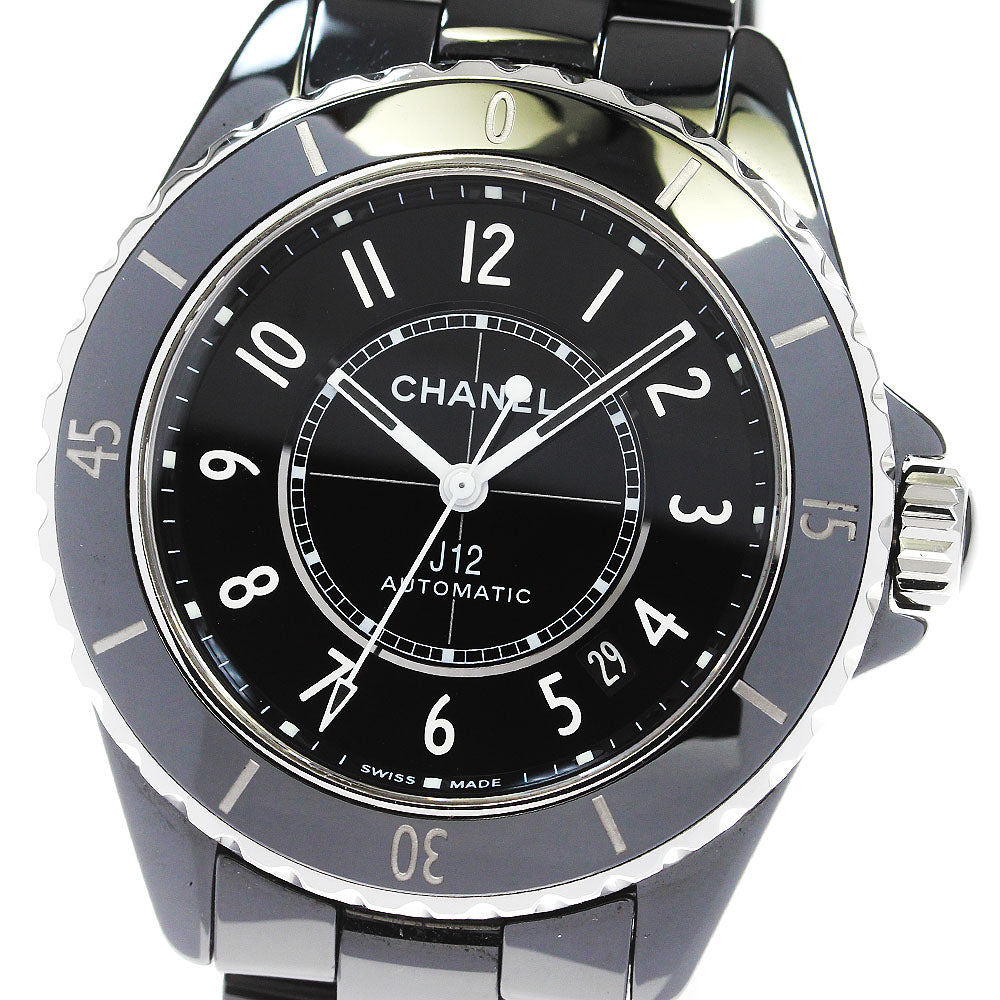 CHANEL J12 H5697 Black ceramic date black Dial Automatic Men's Watch_829543