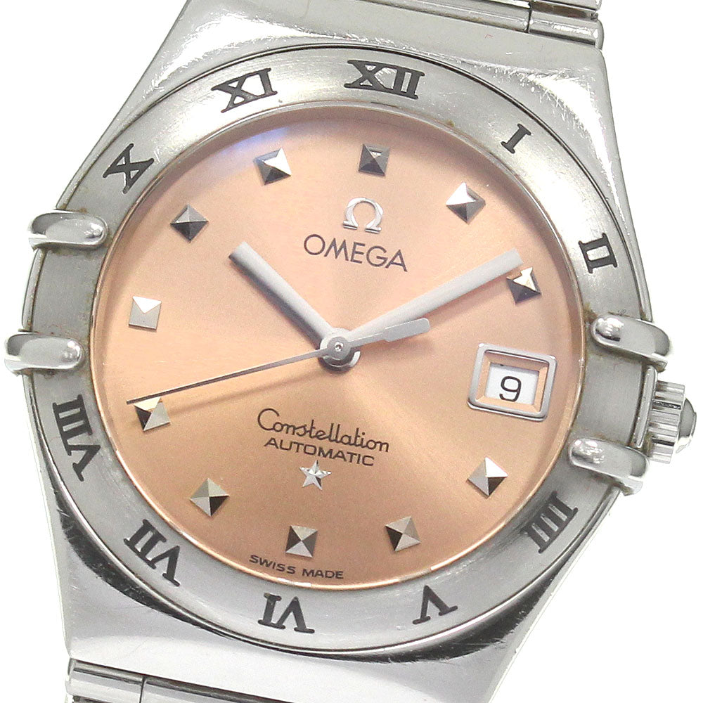 OMEGA Constellation 1591.61 Date pink Dial Quartz Ladies Watch_829711