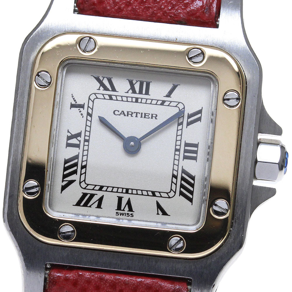 CARTIER Santos GalbeeSM W200124D beige Dial Quartz Ladies Watch_829832