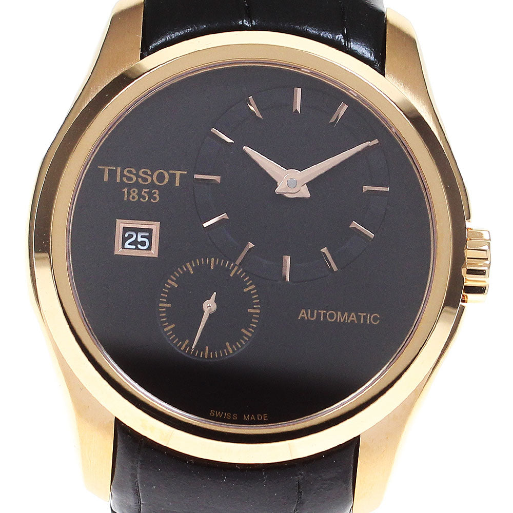 TISSOT Couturier T035.428.36.051.00 Date Black Dial Automatic Men's Watch_829843