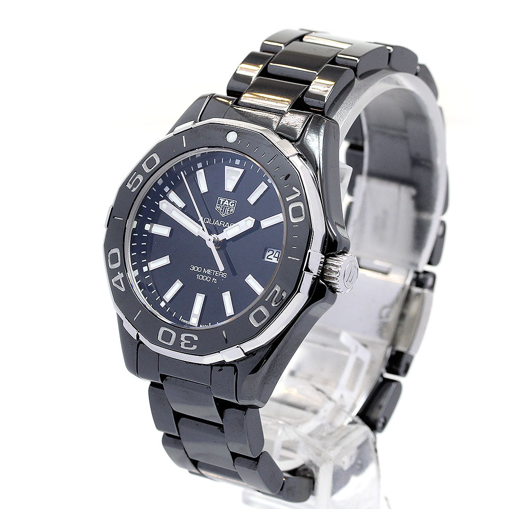 TAG HEUER Aquaracer full ceramic WAY1390 Date Quartz Ladies Watch_829857