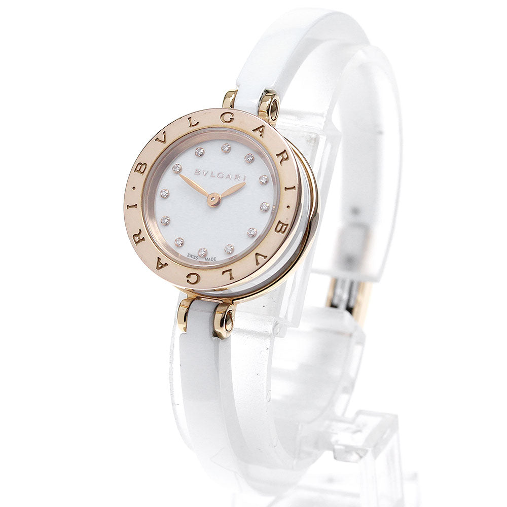 BVLGARI B-zero1 BZP23SGC K18PG 12P diamond white Dial Quartz Ladies Watch_829867